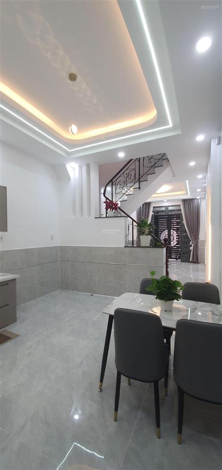 Nhà 4 tầng, hẻm xe tải 7m thông thoáng,gần bv bình tân, 6tỉ 610tr. tặng nội thất cao cấp.