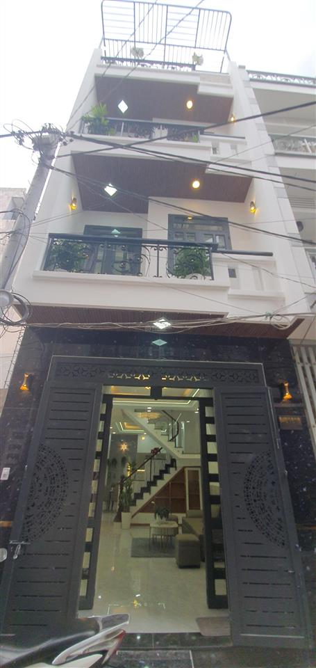 Nhà 4 tầng, hẻm xe tải 7m thông thoáng,gần bv bình tân, 6tỉ 610tr. tặng nội thất cao cấp.