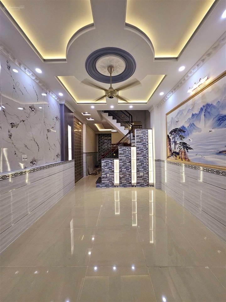 Nhà 4 tầng xây mới,mặt tiền đường, tiện kd đa ngành nghề, chỉ 9tỉ x.gần chợ bình trị đông!