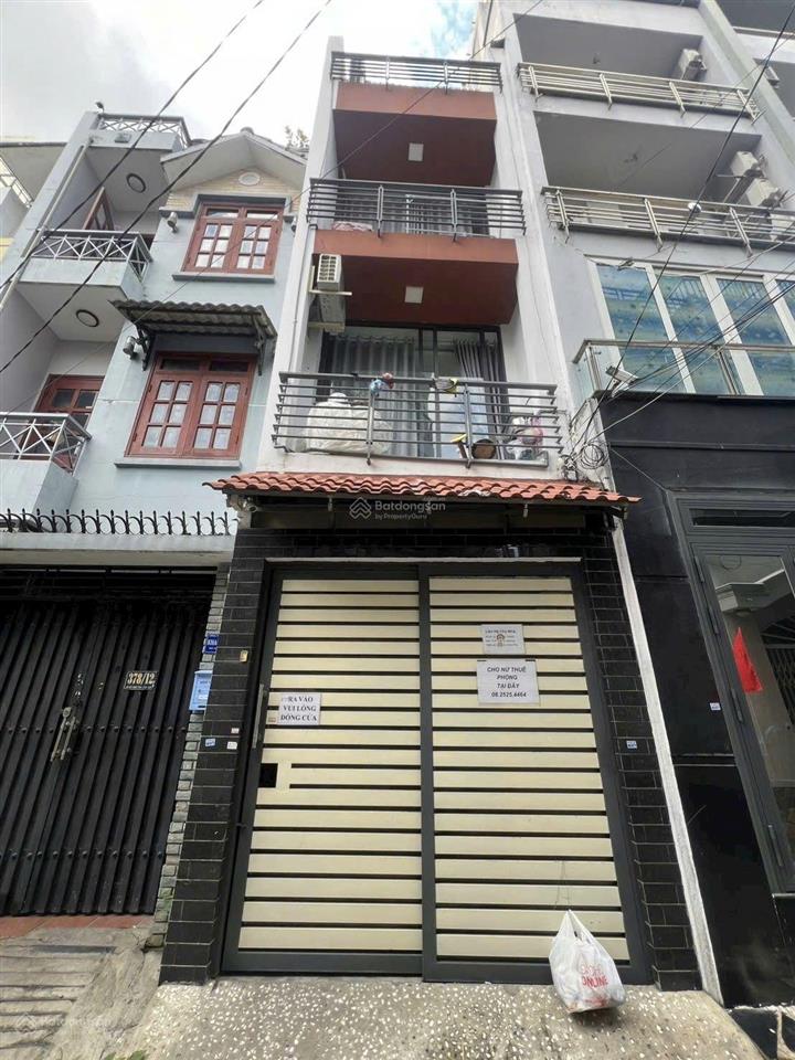 Nhà 4tầng ôtô tận cửa đường xvnt bình thạnh ngay đại học hutech, nguyễn gia trí dòng tiền 420tr/năm