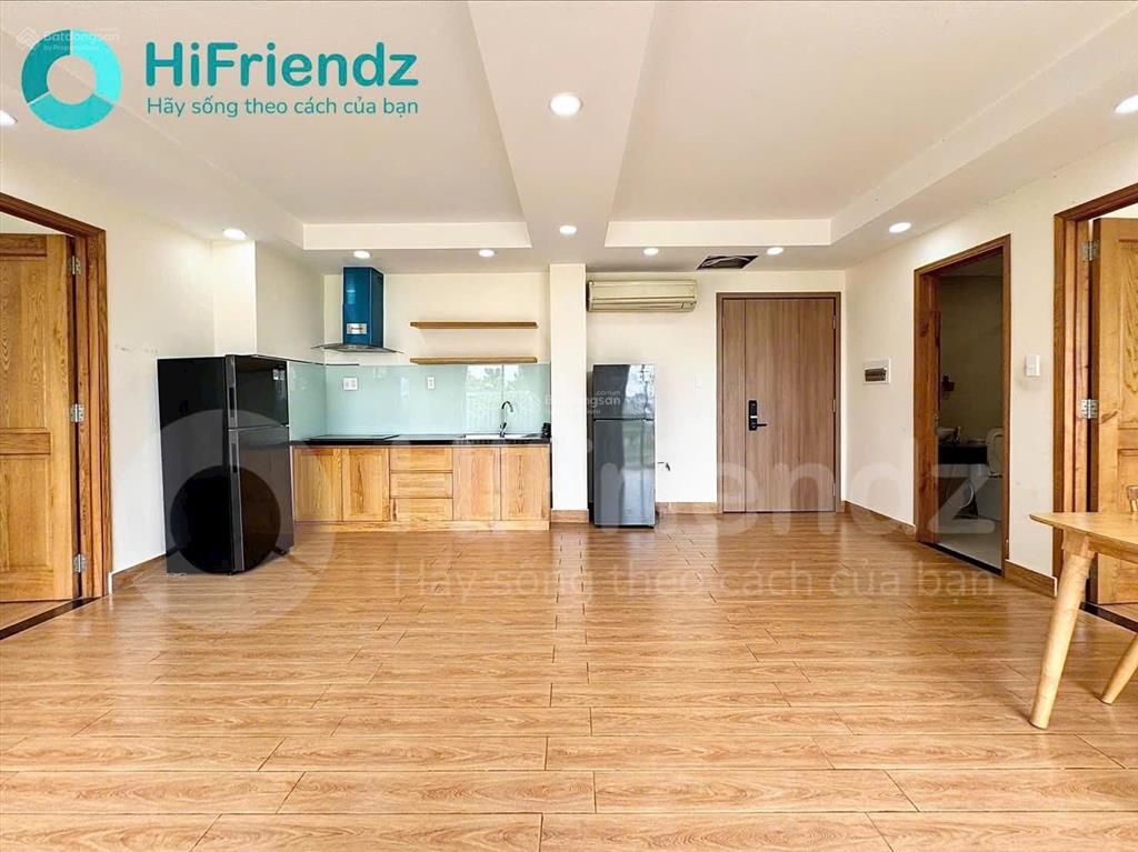 Cho thuê căn hộ đặng thùy trâm, 13 triệu 100m2, 2pn, 2wc, full nội thất, hầm xe, bảo vệ, ngay vl3
