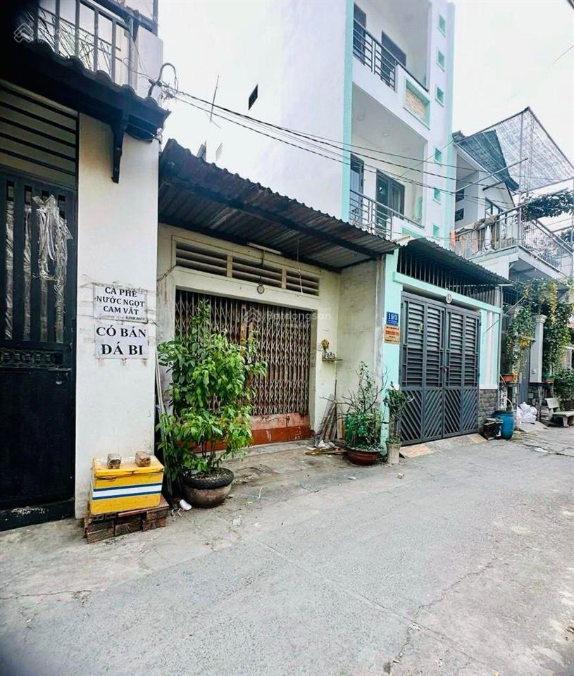 Nhà cấp 4 tiện xây mới, 52m2 hẻm ô tô quay đầu  ngay chợ cây sộp  sổ nở hậu