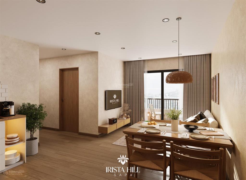 Căn hộ cao cấp irista hill sapa cho thuê dòng tiền 10tr/tháng. sổ đỏ lâu dài. view đẹp
