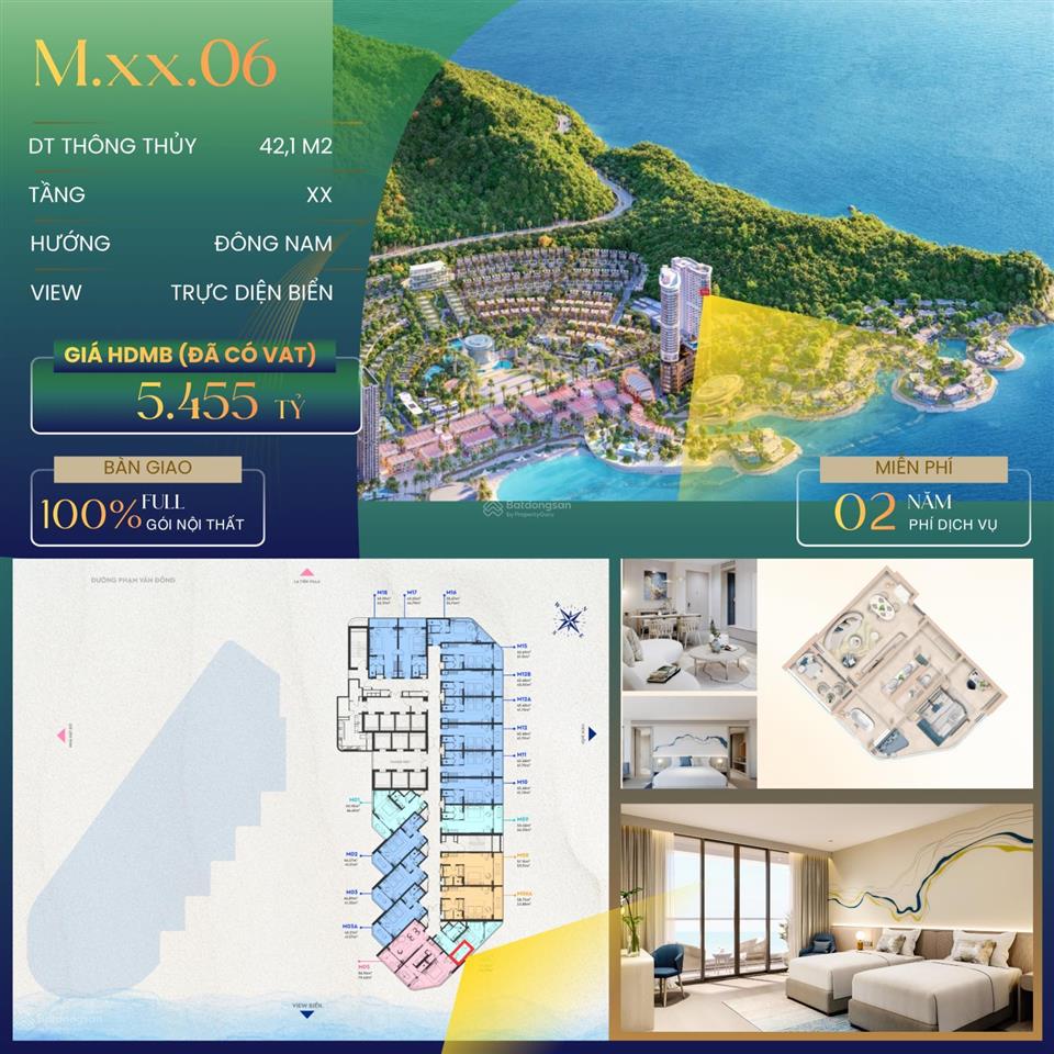 Hoa hậu mặt biển chính chủ paramount signature do melia hotel international vận hành, giá 9,9 tỷ