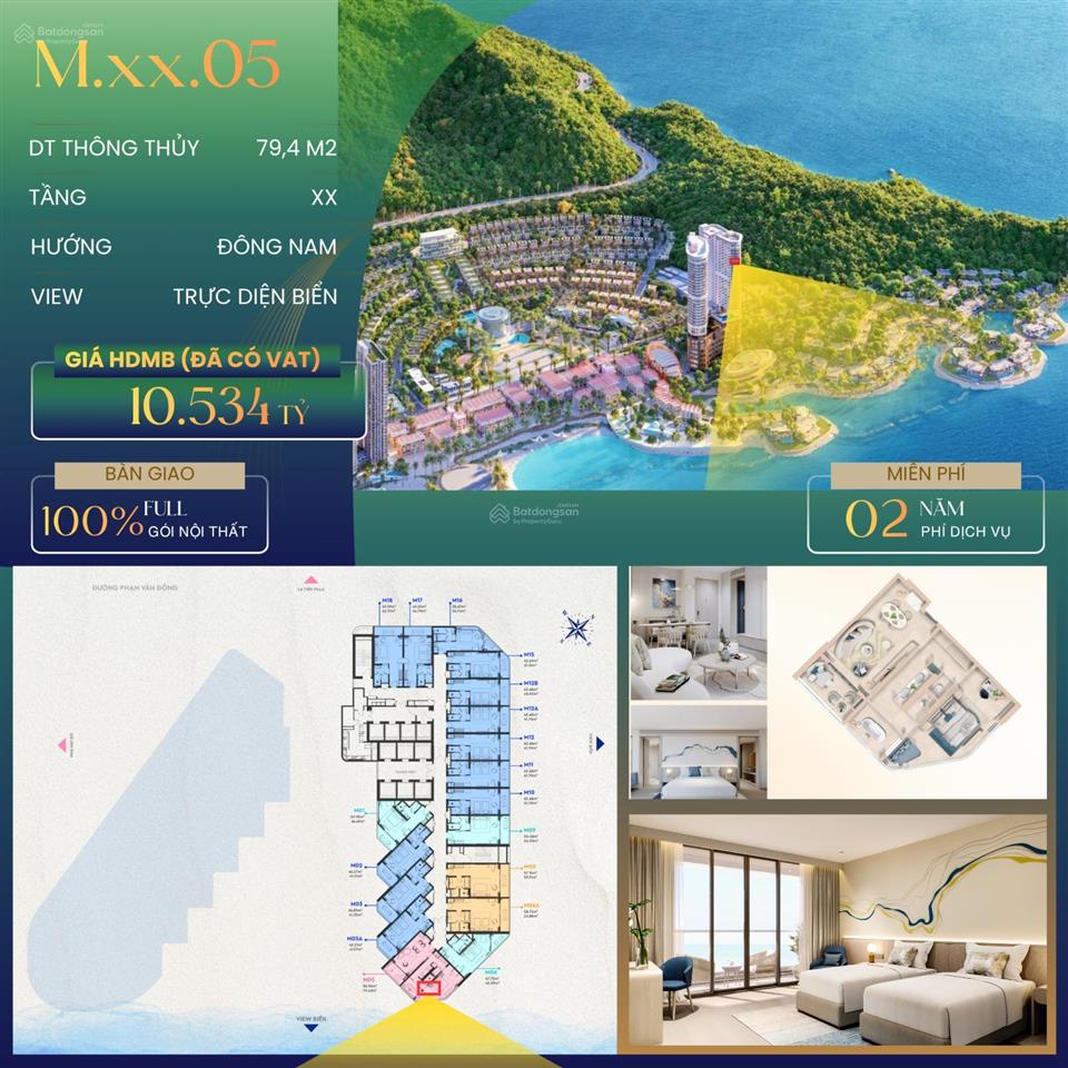 Hoa hậu mặt biển chính chủ paramount signature do melia hotel international vận hành, giá 9,9 tỷ