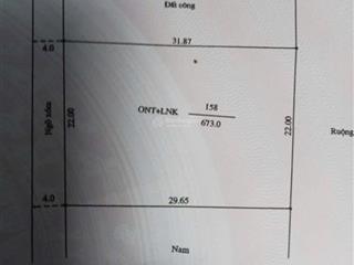Bán đất tại xã nam phương tiến, 6,95 tỷ, 673m2, 158m2  ont. pháp lý đầy đủ, đẹp, nhiều tiện ích