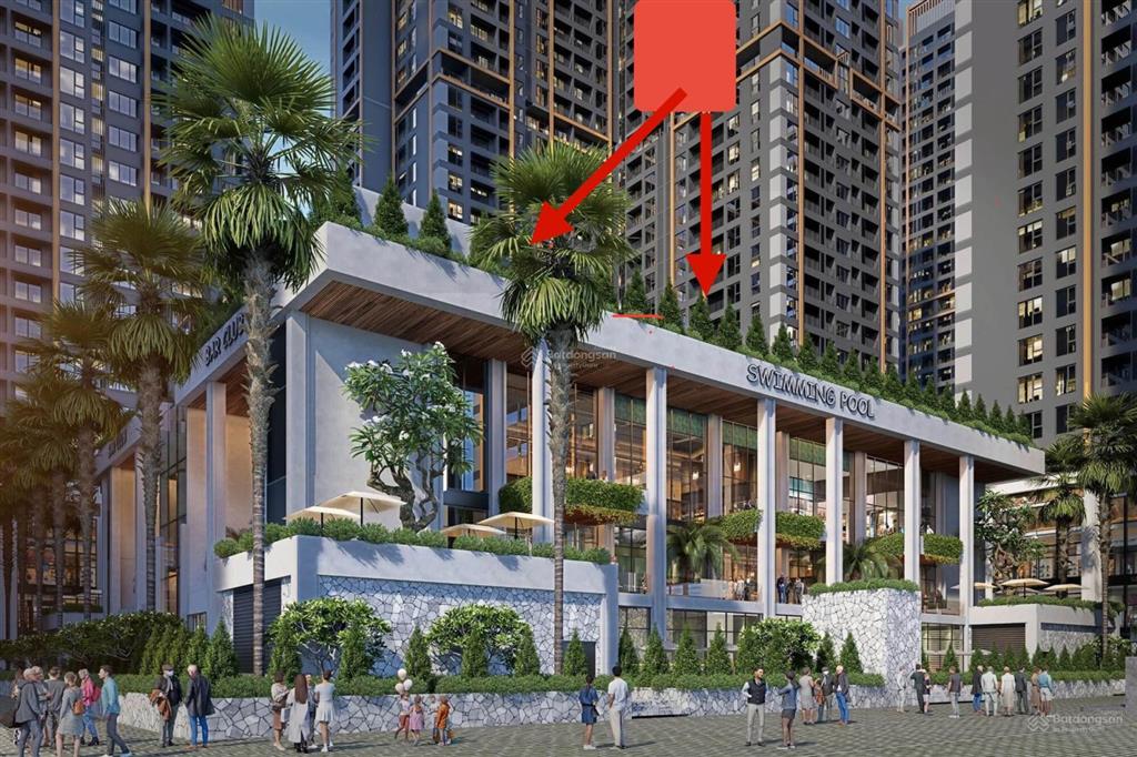 Giảm sâu bán nhanh căn 2pn diện tích 73m2 chỉ hơn 4 tỷ  view bể bơi nội khu hướng mát