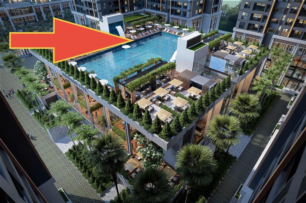 Giảm sâu bán nhanh căn 2pn diện tích 73m2 chỉ hơn 4 tỷ  view bể bơi nội khu hướng mát