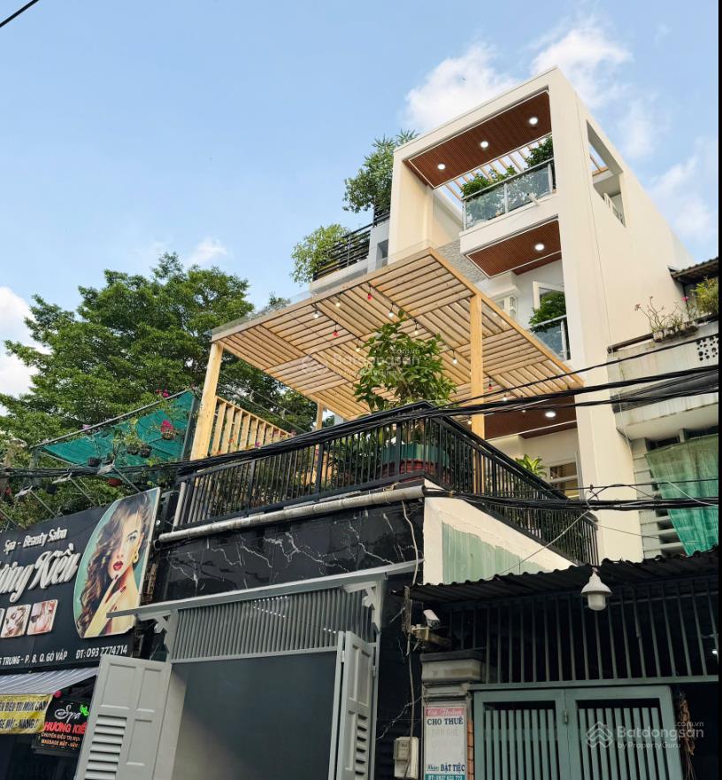 Bán nhà mặt tiền quang trung gò vấp  4 tầng  ô tô ngủ trong nhà  full nội thất