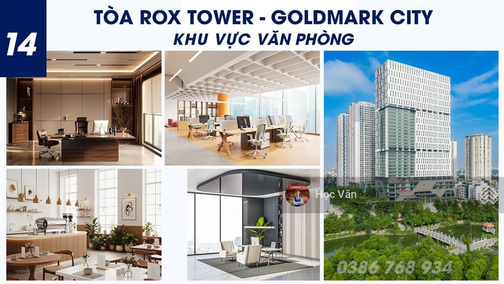 Chỉ với 2.5 tỷ sở hữu sàn vp tại rox tower  cho thuê 60  100 tr/th. chiết khấu 4%  vay ls 0%