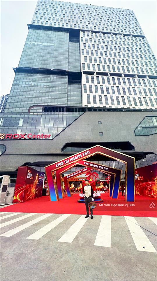 Bán lô góc văn phòng hạng a  rox tower | dt 227m2  vốn từ 3.7 tỷ, sổ riêng| chiết khấu 4%