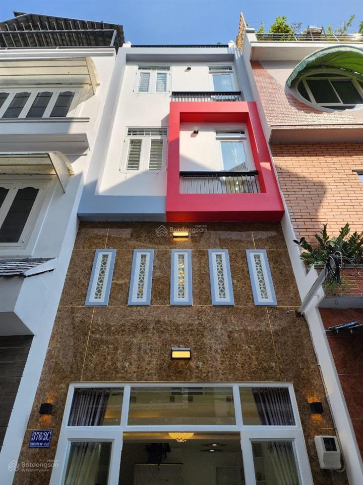 Khu an ninh nhất chu văn an. giá 2 tỷ 650 với 30m² xây 1 trệt 3 lầu, sổ riêng. hẻm 4.5m, sổ sẵn