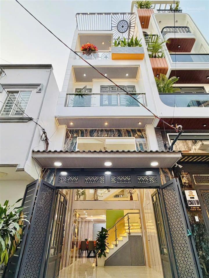 Gần đại học công nghiệp. nhà 48m² hẻm 5m lê lợi, gò vấp giá 2 tỷ 390. xây 1 trệt 3 lầu, sổ riêng