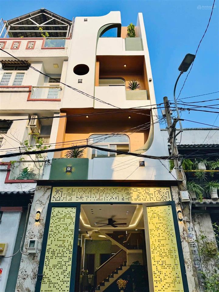 Căn 58m² đường số 14, gò vấp. xây 1 trệt 3 lầu, hẻm 4m. sổ riêng, gần chung cư k300
