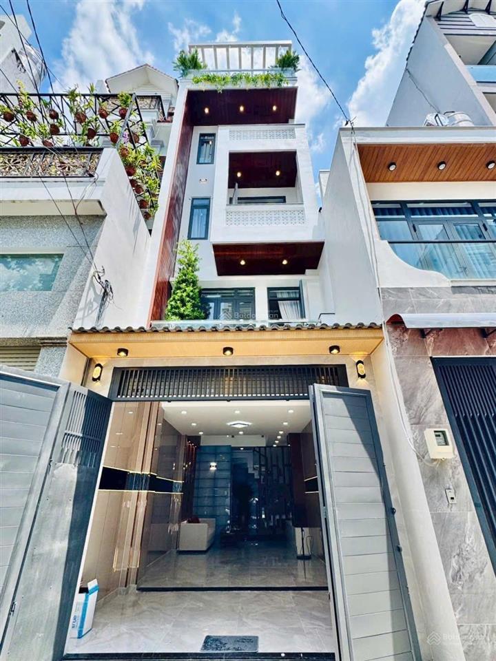 Nhà 52m² lê đức thọ, xây 1 trệt 3 lầu giá 3 tỷ 350. hẻm 5m, sổ sẵn. gần chợ