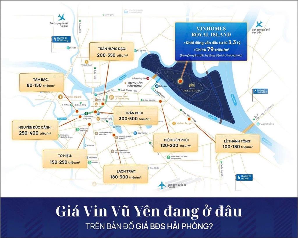 [hàng hiếm] hp26 shophouse xẻ khe trục chính đảo hoàng gia
