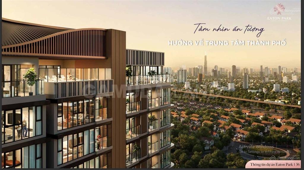 Bán lỗ căn góc 2pn eaton park, view pháo hoa, 75.2m2, giá all in 11,5 tỷ, tầng trung view siêu đẹp