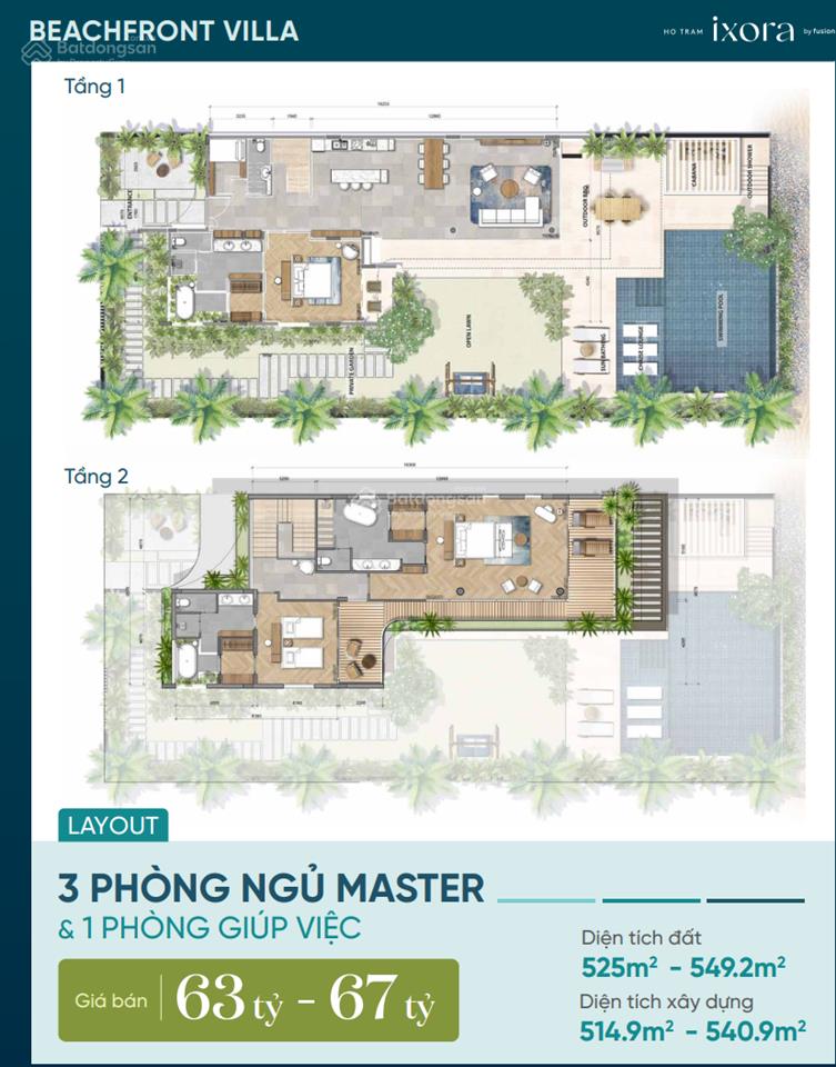 Vô cùng hối tiếc, nếu không sở hữu biệt thự ixora hồ tràm, chính sách giá tốt độc quyền tháng 5