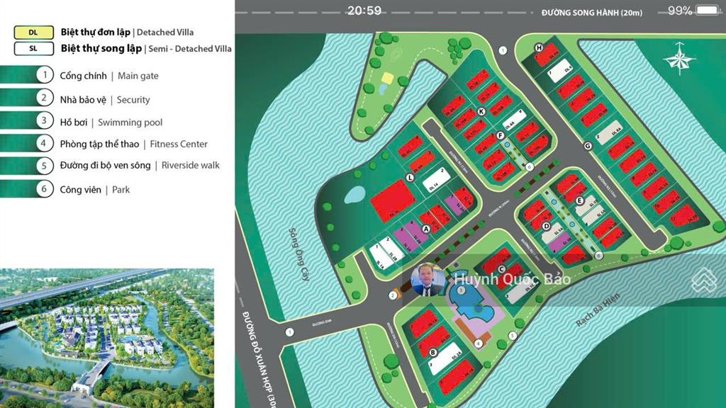 Cho thuê biệt thự đơn lập the venica 384m2 tiện nghi đẳng cấp bao phí quản lý