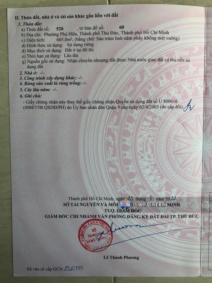 Đất ngộp bank bán giá rẻ kdc chiến thắng gò nổi phú hữu  giá chỉ từ 30 triệu/m2   0907 755 ***