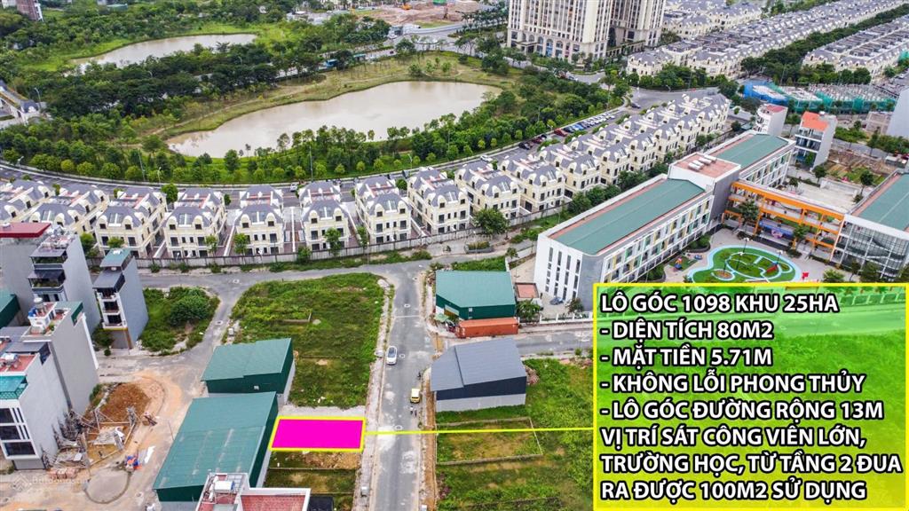 Tổng hợp bảng hàng những lô đất đẹp nhất khu 25,2ha vân canh, hoài đức, hà nội