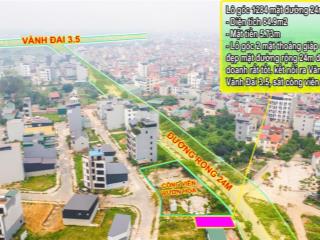 Chính chủ gửi bán lô đất sát vườn hoa công viên, đường rộng 24m tại khu 25,2ha vân canh  sơn đồng