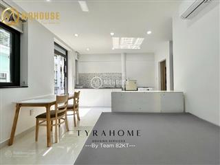 Studio ban công 40m² siêu thoáng, máy giặt riêng. ngay trung tâm phú nhuận, nhà mới 100%
