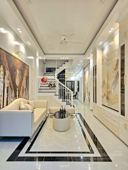 Siêu hiếm phan đăng lưu 85m2, 4 tầng thang máy, hẻm xe hơi, khu vip không ngập, dân trí cao 10.x tỷ