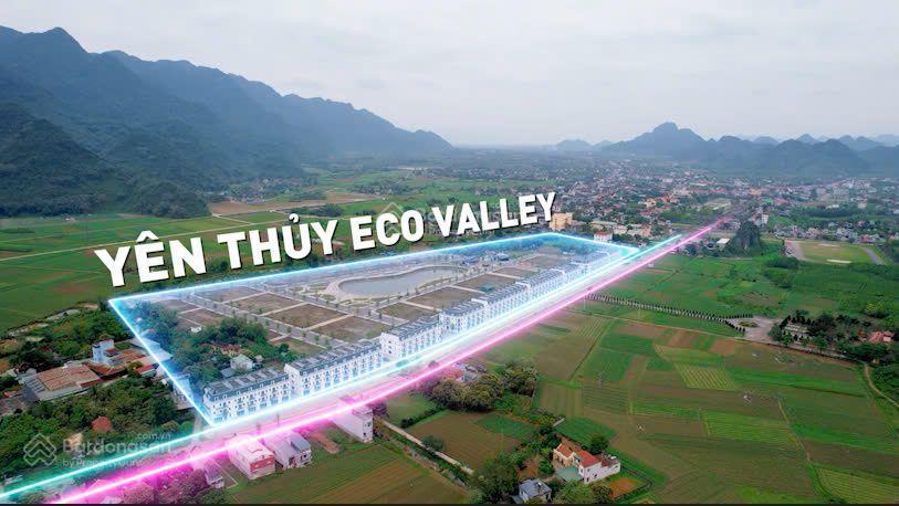 Bán lô liền kề siêu đẹp tại yên thủy eco valley  hòa bình