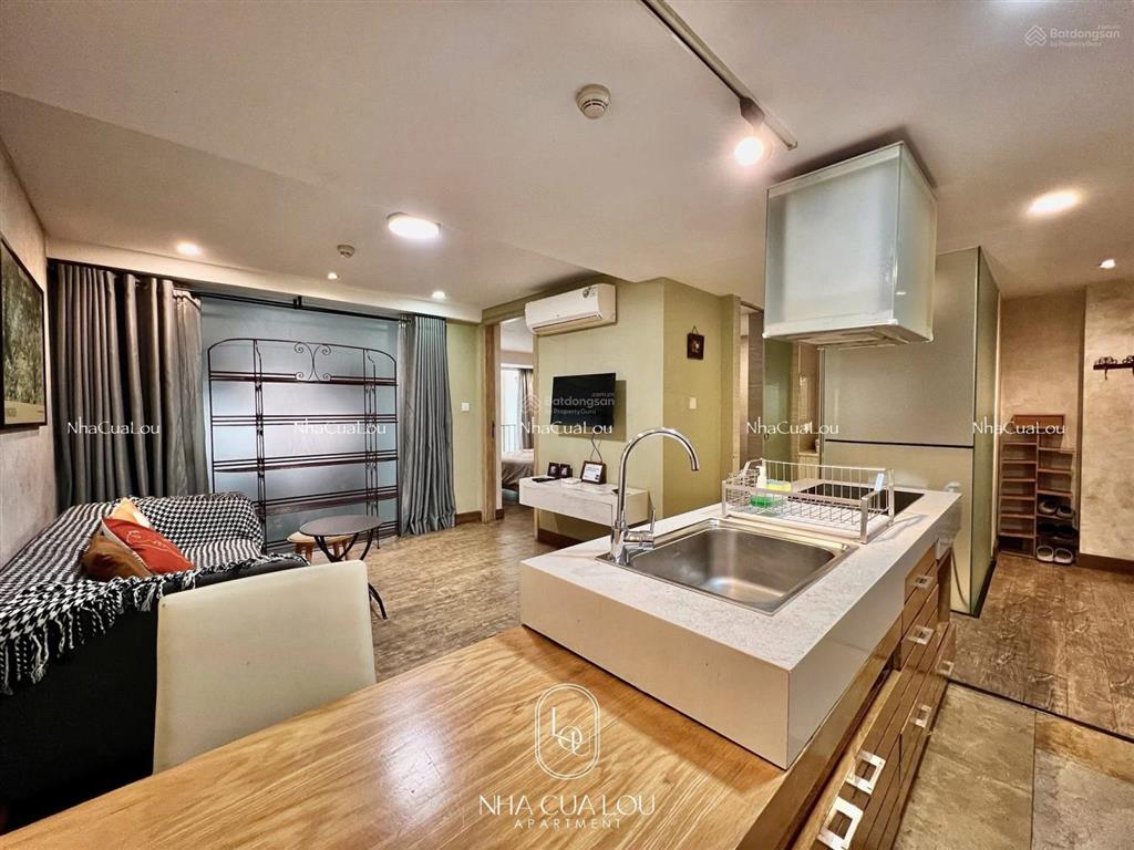 Chung cư mini 1pn 70m2 thiết kế phong cách indochine hiếm có  gần quận 3 giá cực tốt