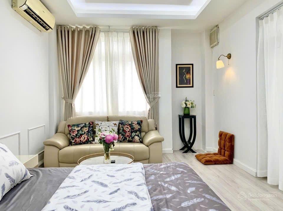 Siêu phẩm chung cư mini 1pn riêng tư tone trắng rộng rãi view đẹp ngay trường sa giá cực tốt