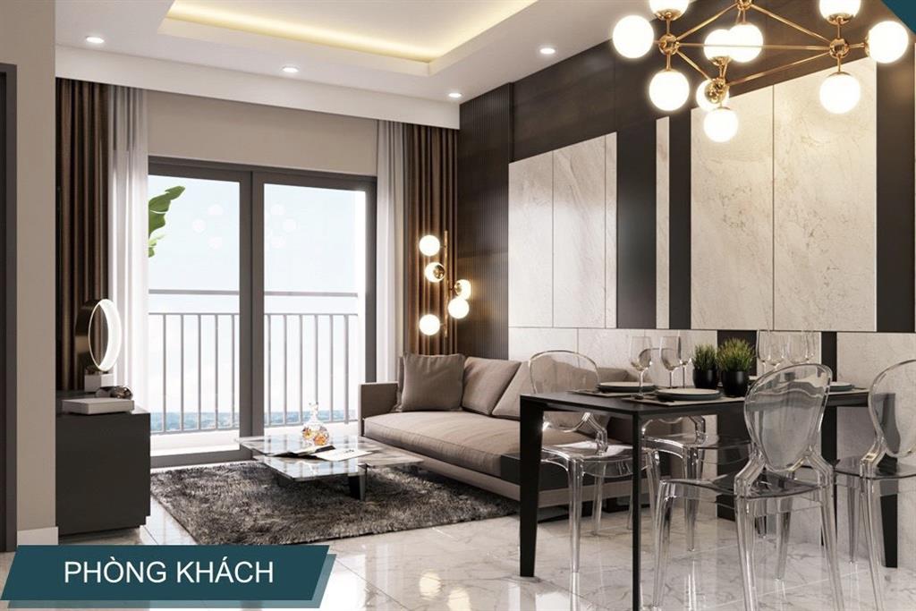 Cho thuê căn hộ, dt 68m2, 2 pn. lầu 9.