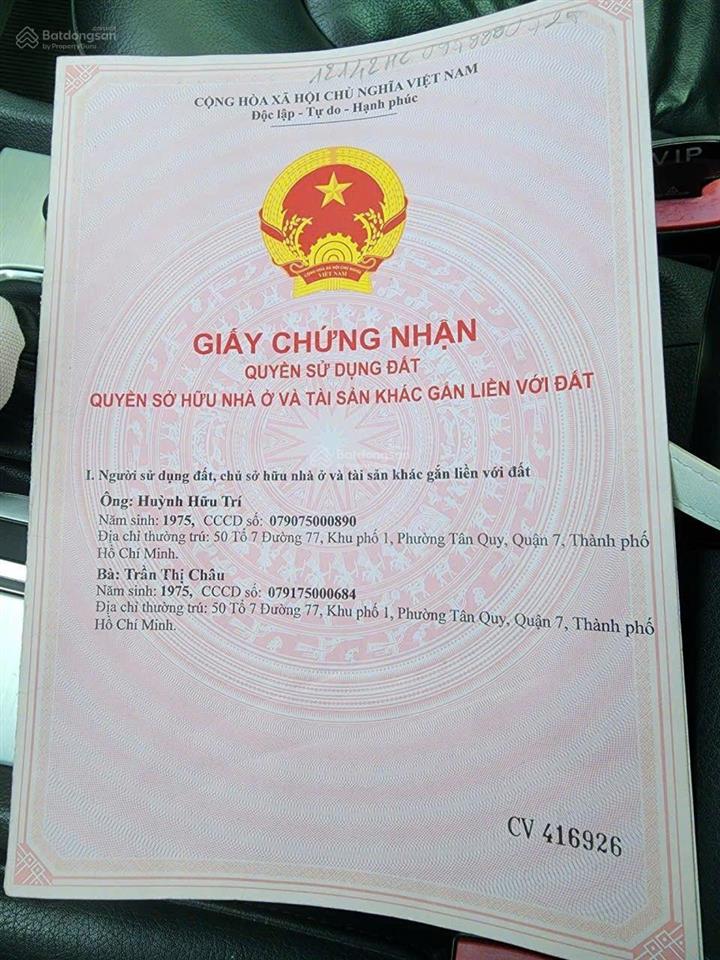 Bán đất thổ cư hẻm 2581/27/12 huỳnh tấn phát, ấp 4, xã phú xuân, huyện nhà bè