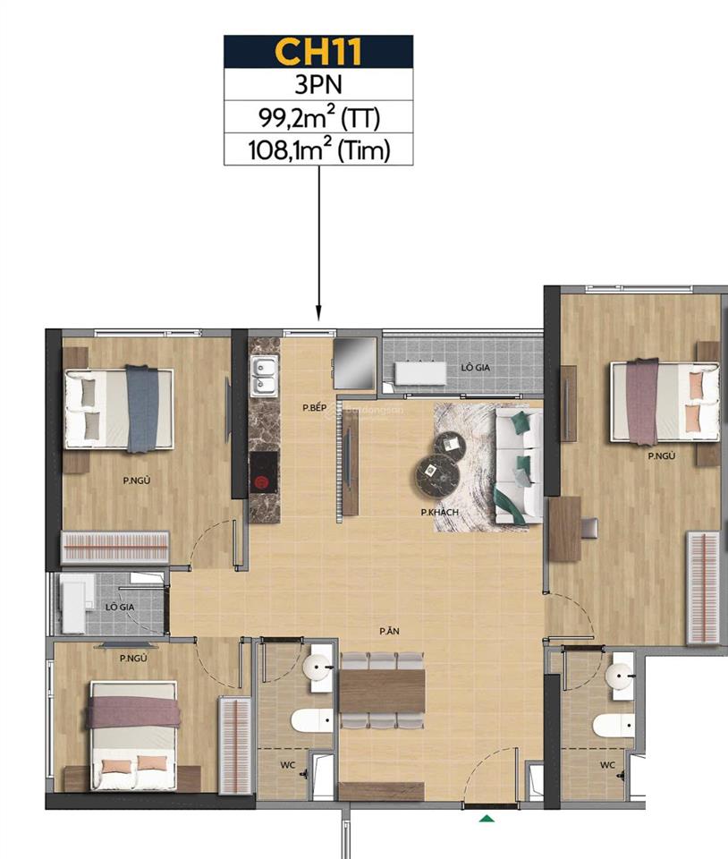 Giảm hơn 1 tỷ bán gấp căn hộ 108m² beverly solari bs15 view sông thoáng gần vincom, giá chỉ 5,3 tỷ