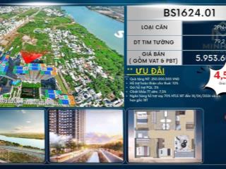 Căn góc hiếm 2pn+2wc view hoa hậu sông đồng nai the beverly solari tòa bs16