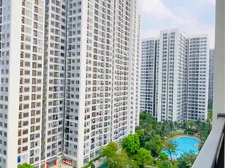 Căn góc hiếm 2pn + 2wc view hồ bơi & vườn nhật | the origami