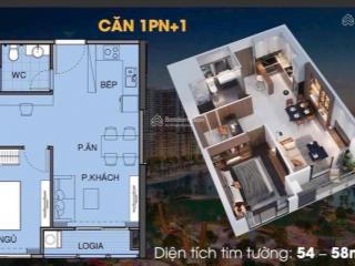 Cực hot! căn hộ 1pn+ 55,3m2 tại theopus one view công viên & hồ bơi cực đẹp.