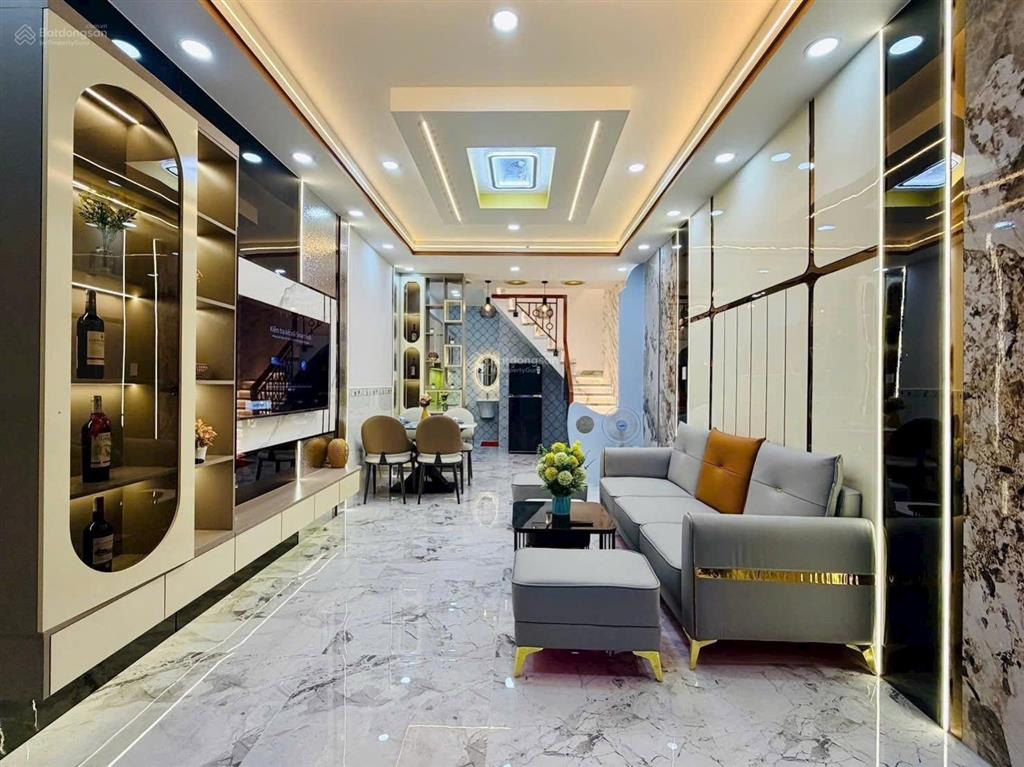 Nhà đẹp cuối năm 1 trệt 1 lầu dt 38,1m2 đường vũ tùng phường 2 quận bình thạnh