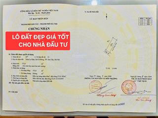 Cổ đông 372m2 siêu đẹp giá fo cho nhà đầu tư