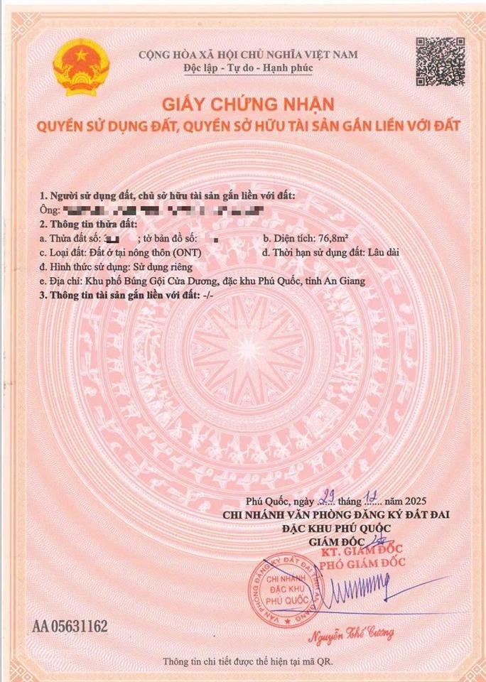 Hiếm đất thổ cư khu tượng 3, 1 sẹc trung đoàn