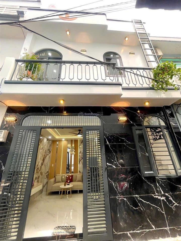 Bán gấp nhà gần sân bay 1 tỷ 450 đầy đủ nội thất đường bùi quang là p12 gò vấp, 2pn  sổ hồng riêng