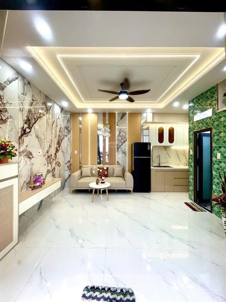 Bán gấp nhà gần sân bay 1 tỷ 450 đầy đủ nội thất đường bùi quang là p12 gò vấp, 2pn  sổ hồng riêng