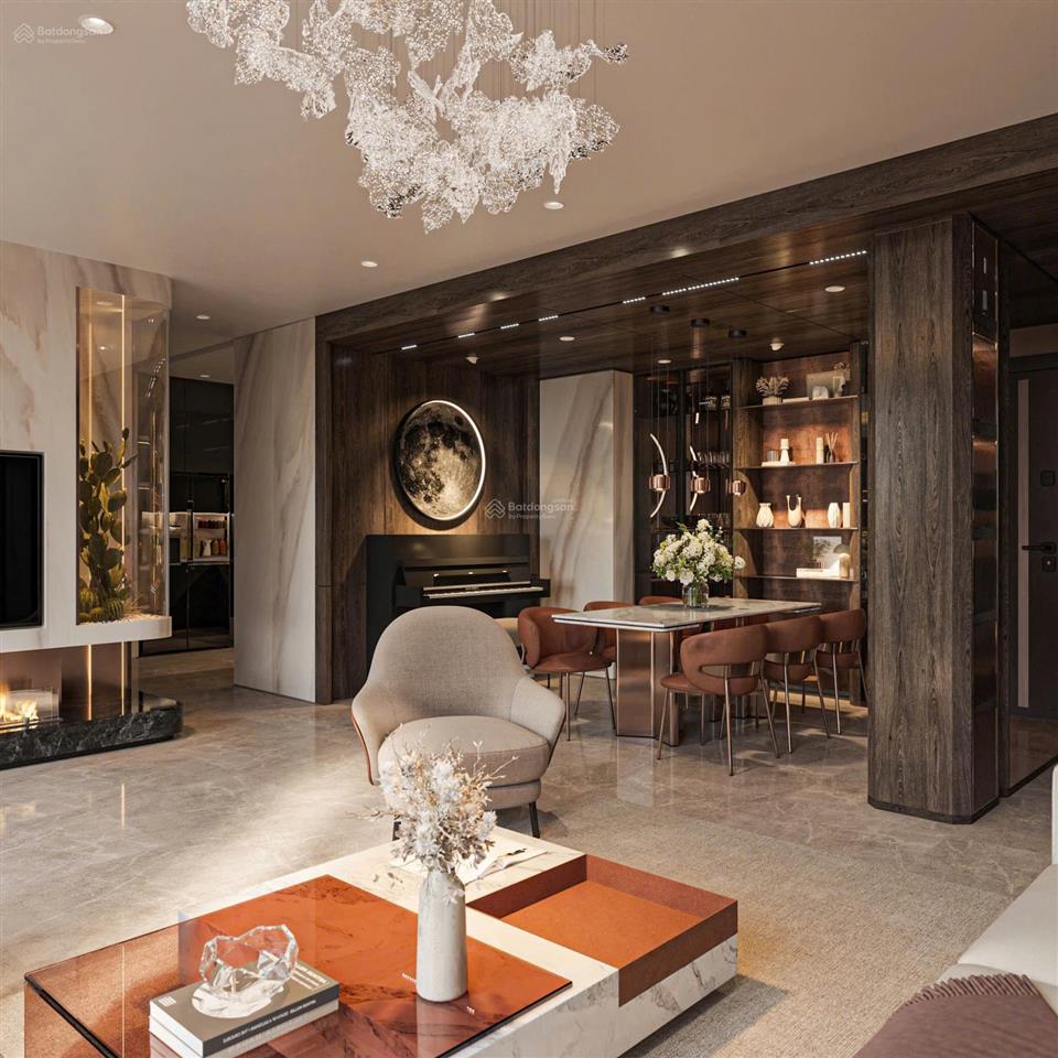 Cần cho thuê căn hộ 4 phòng ngủ siêu vip, full đồ, tầng trung, 180m2