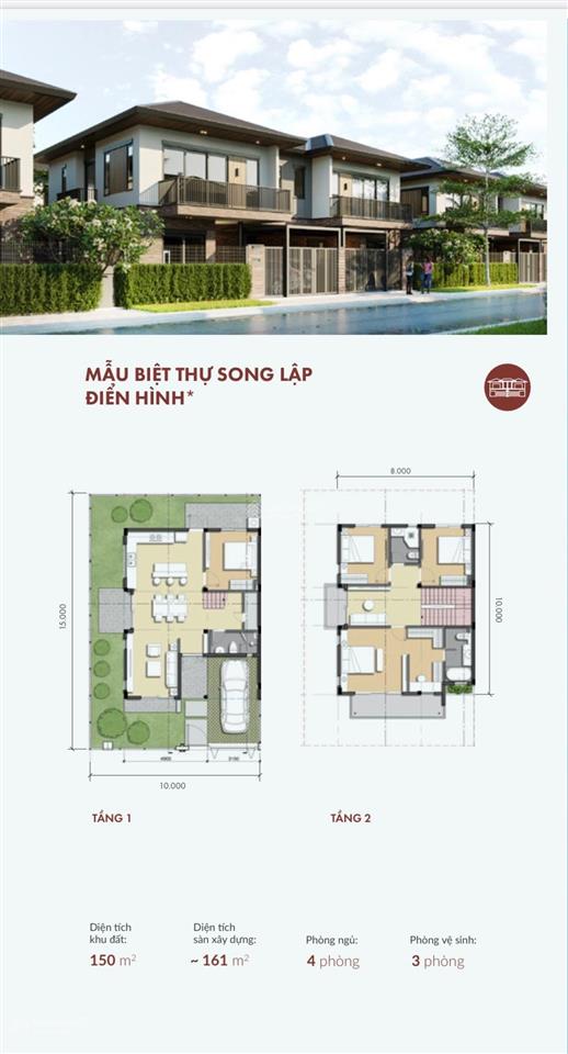 Bán song lập 150m² trục h7 aquaria giá full chỉ 6,5 tỷ sổ hồng sẵn giá tham khảo tốt trong khu vực