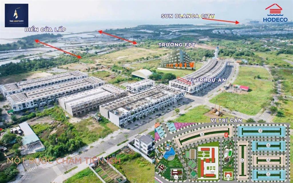 Chỉ từ 2 tỷ nhận ngay nhà phố hướng biển the light city cđt hodeco