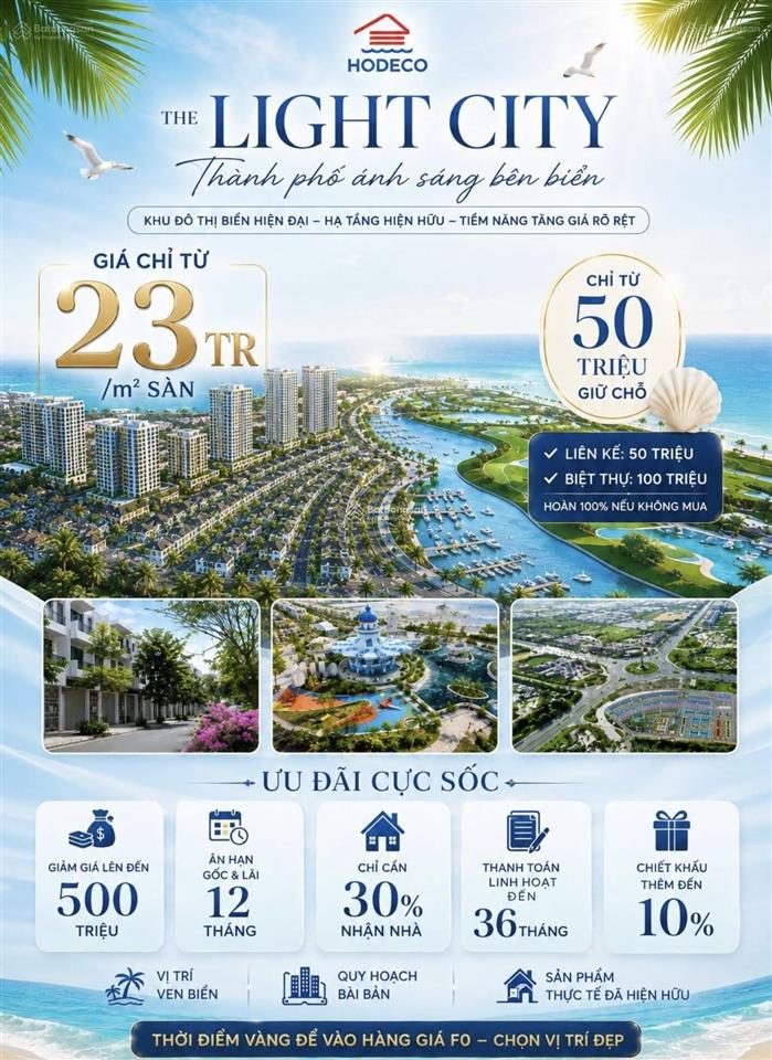 Bán biệt thự liền kề biển the light city  diện tích 342m2, đón đầu cao tốc biên hòa  vũng tàu