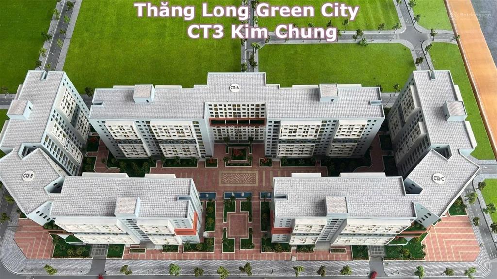 Bán căn thương mại chung cư ct3 kim chung thăng long green city