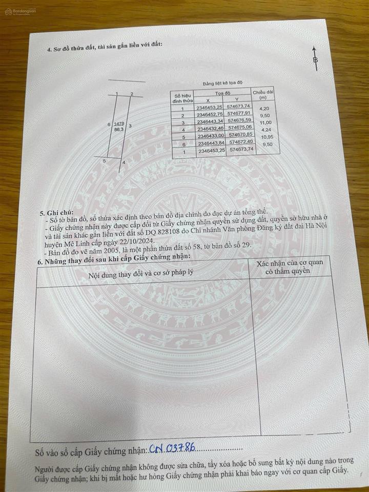 Đất kinh doanh đường 2 ô tô tránh