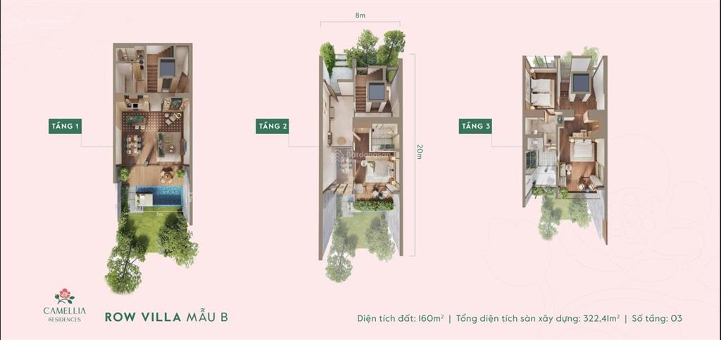 Chính chủ bán lại căn 160m2 phân khu camellia thanh xuân valley thanh toán tiến độ 18,2 tỷ