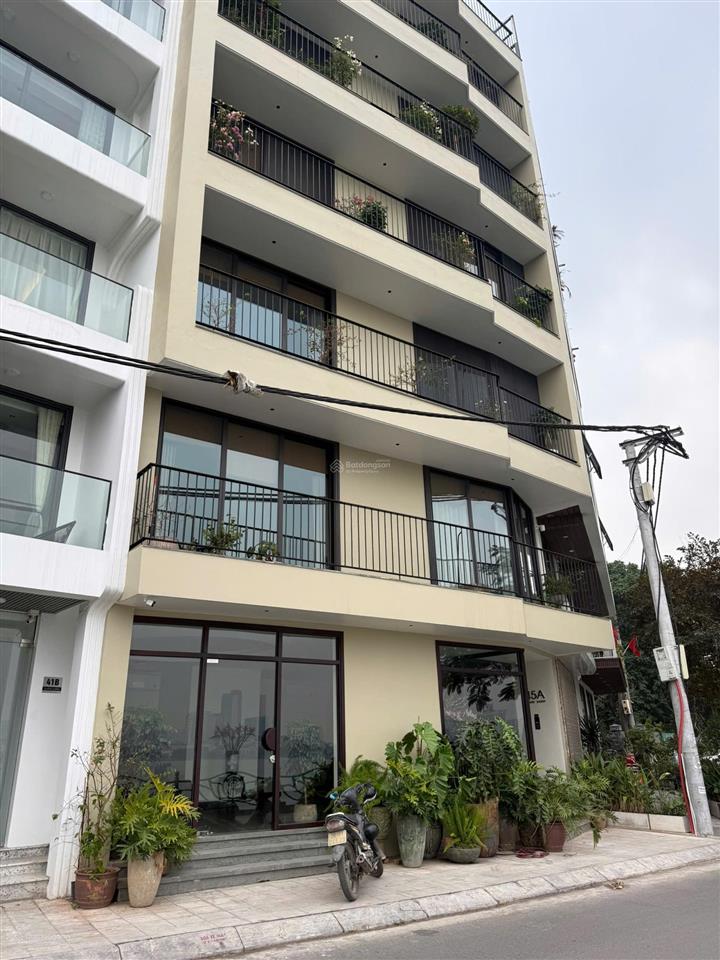 Chính chủ bán nhà mp quảng khánh 130m² x 6t x mt 7m5 x giá 157 tỷ. mặt hồ 2 thoáng, dt 100tr/t